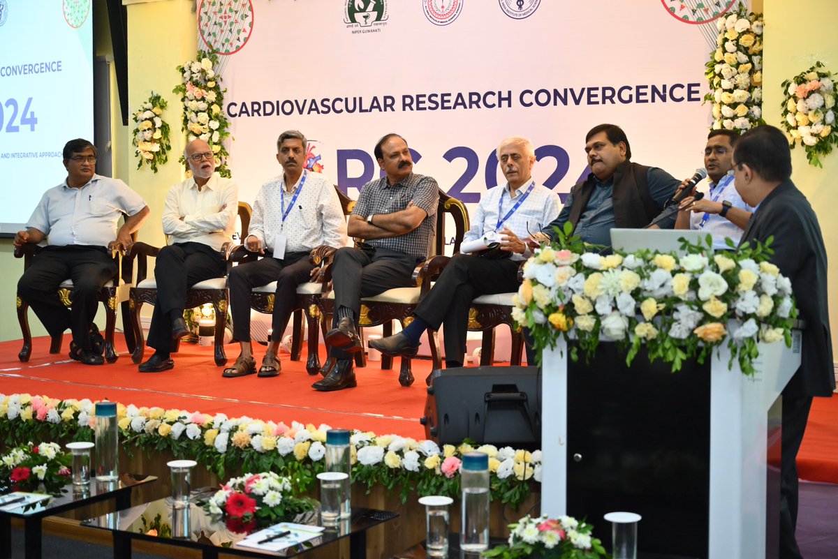 AIIMS_Guwahati's tweet photo. Cardiovascular Research Conclave - CRC 2024 was held at NIPER Guwahati in association with Departments of Cardiology of AIIMS New Delhi and AIIMS Guwahati in October 2024. https://t.co/wf6Kjjgo6C