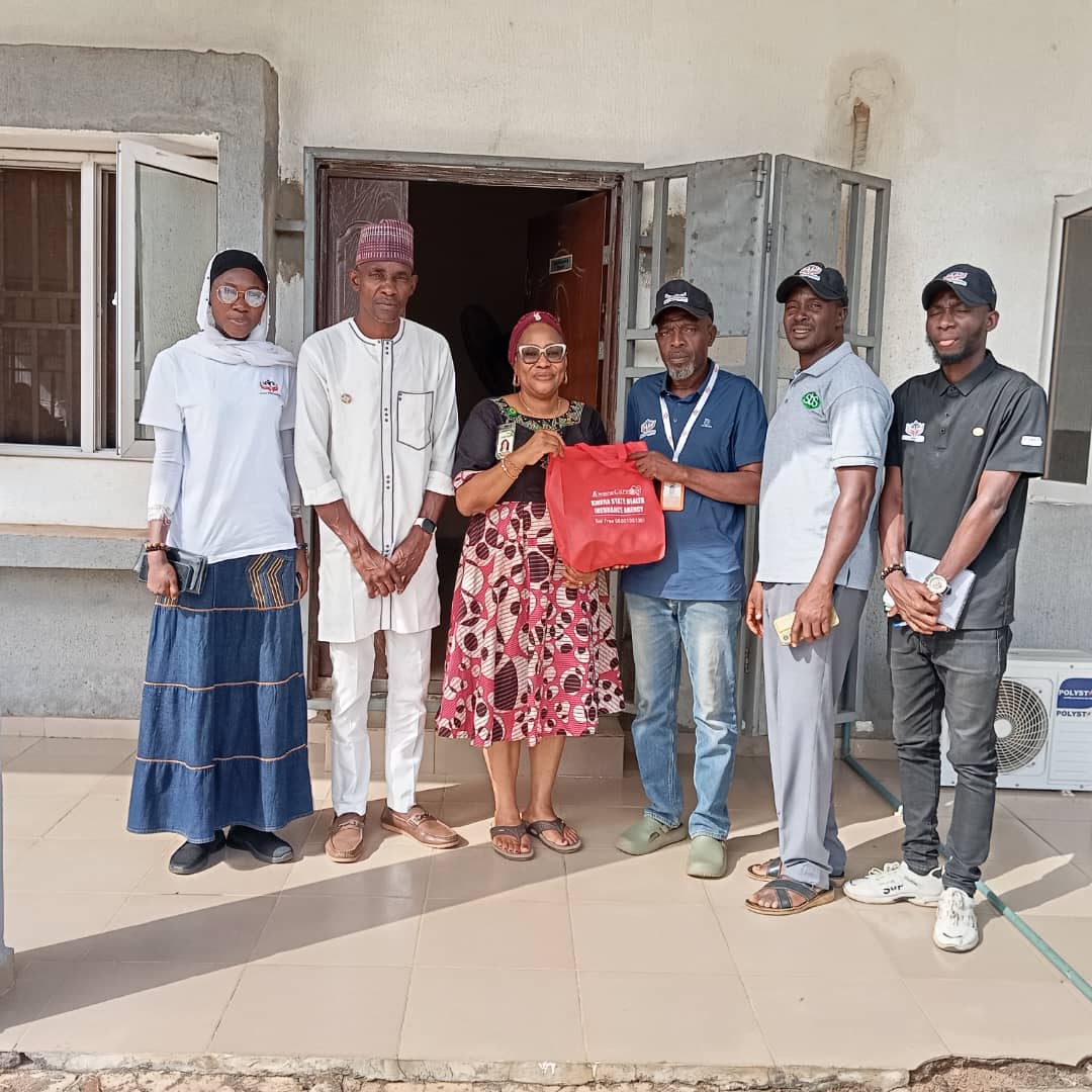KwaraCare's tweet photo. The Executive Secretary of Kwara State Health Insurance Agency, Dr Olubunmi Jetawo-Winter played host to the HAM foundation team in her office where, the foundation has expressed interest to  collaborate with the agency in the bid to support the efforts of Kwara State. https://t.co/ofIq7Z2Plx