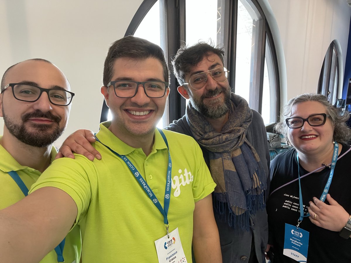 YITHEMES's tweet image. Excited to connect once again with the amazing Italian #WordPress community! 🥰 Ready for a great time at #CoreDays2024. See you there! @wp_ita