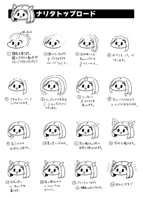 おデジ島だけど新刊はキャラの描き方本なのでコレに載ってるキャラでも全然OKです 