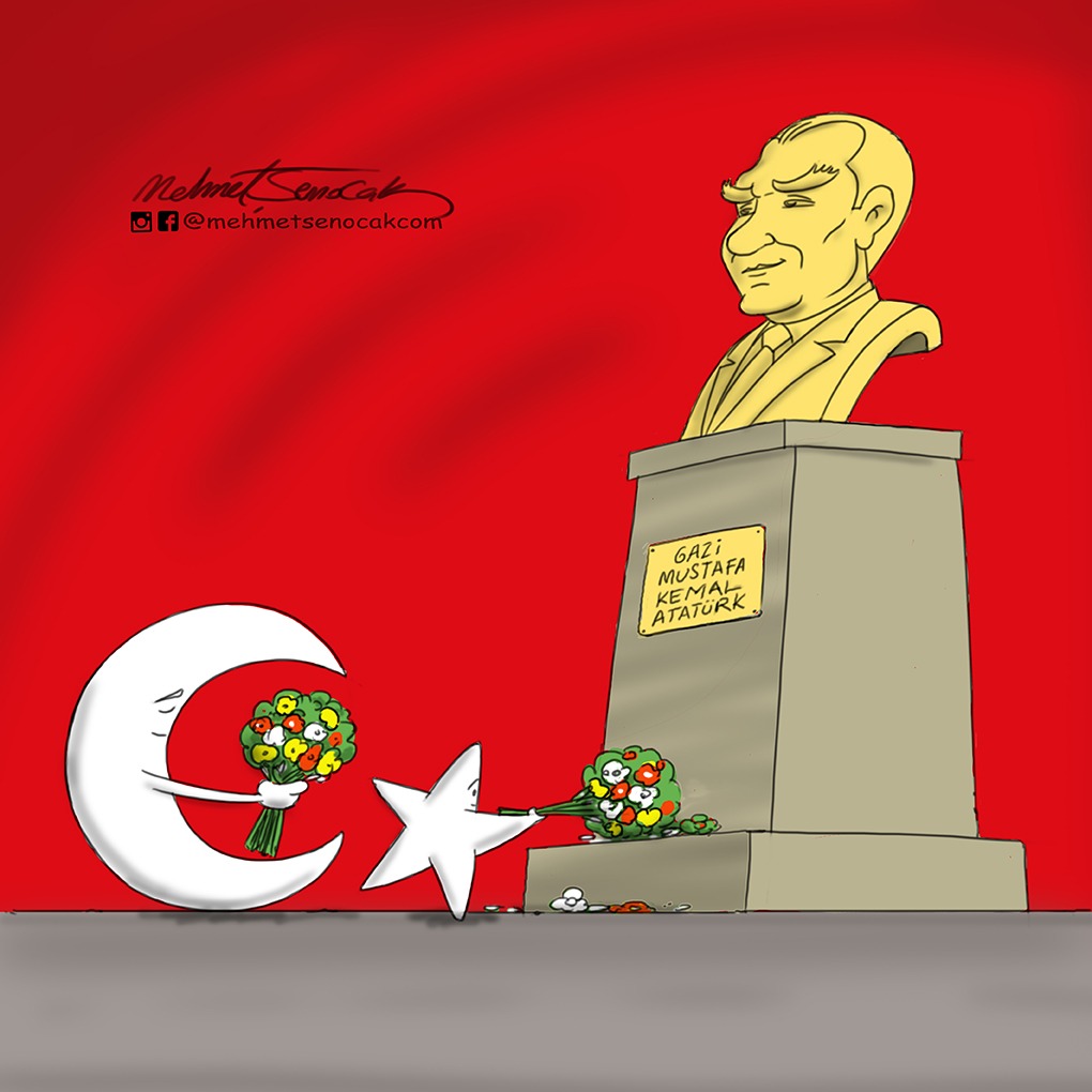 Sana minnettarız Atam!

#atatürk #10kasım #atatürküanmagünü #gazimustafakemalatatürk #mehmetşenocak #karikatür
