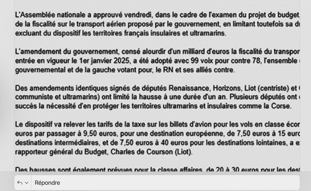 Dingue de voir qu’un texte aussi capital pour l’avenir du transport aérien français ne soit adopté que par un tiers des députés un vendredi soir dans un hémicycle presque vide. Comment voulez-vous ensuite considérer le sérieux de nos politiques. ⁦⁦<a href="/FNAMaviation/">Fédération Nationale #Aviation et ses Métiers ✈️</a>⁩ ⁦