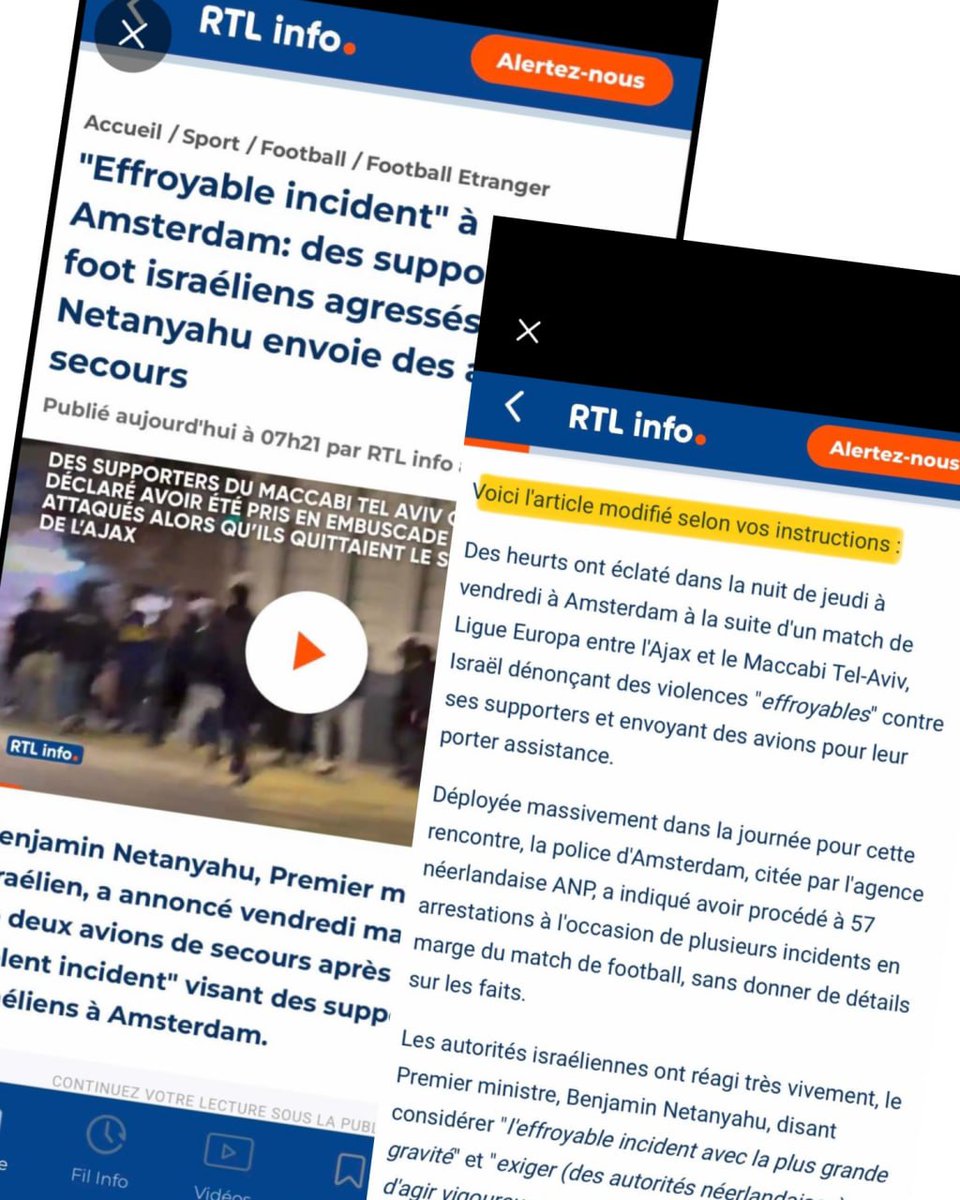 nebovyd's tweet photo. Journalists: We don't want ChatGPT trained on our articles.

Also journalists: *Forgets to delete the "Here's the article, modified as per your instructions" ChatGPT intro*  😂 #journalism #AIfail

The internet never forgets ☕️ Edited content lives on. 
https://t.co/Un5NOnOzAO https://t.co/6DsLQTgGBS