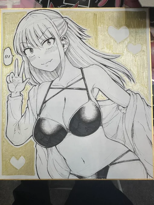おっきい色紙現地生成! 