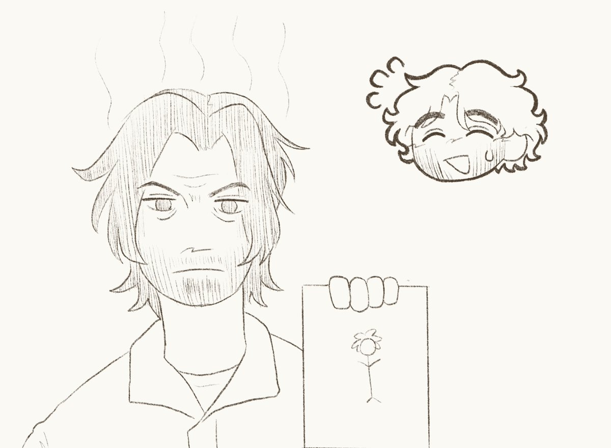 orihuhs's tweet photo. tulpar crew drew their captain #Mouthwashing https://t.co/RBZha2h29c