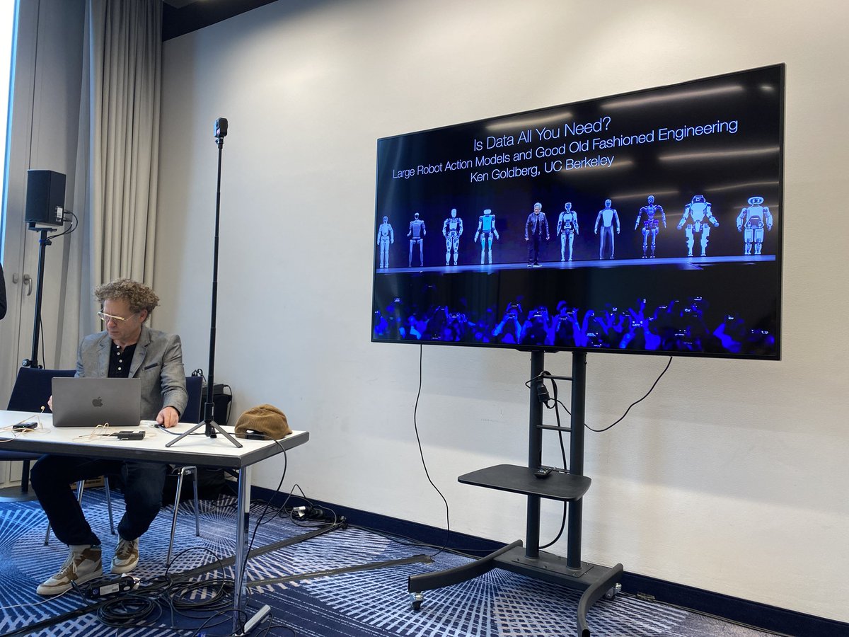 Krishan Rana (@krshnrana) on Twitter photo Finally we have <a href="/Ken_Goldberg/">Ken Goldberg</a> on the topic “Is Data All You Need?”
in the Orion room at #CoRL2024 Finally we have <a href="/Ken_Goldberg/">Ken Goldberg</a> on the topic “Is Data All You Need?”
in the Orion room at #CoRL2024