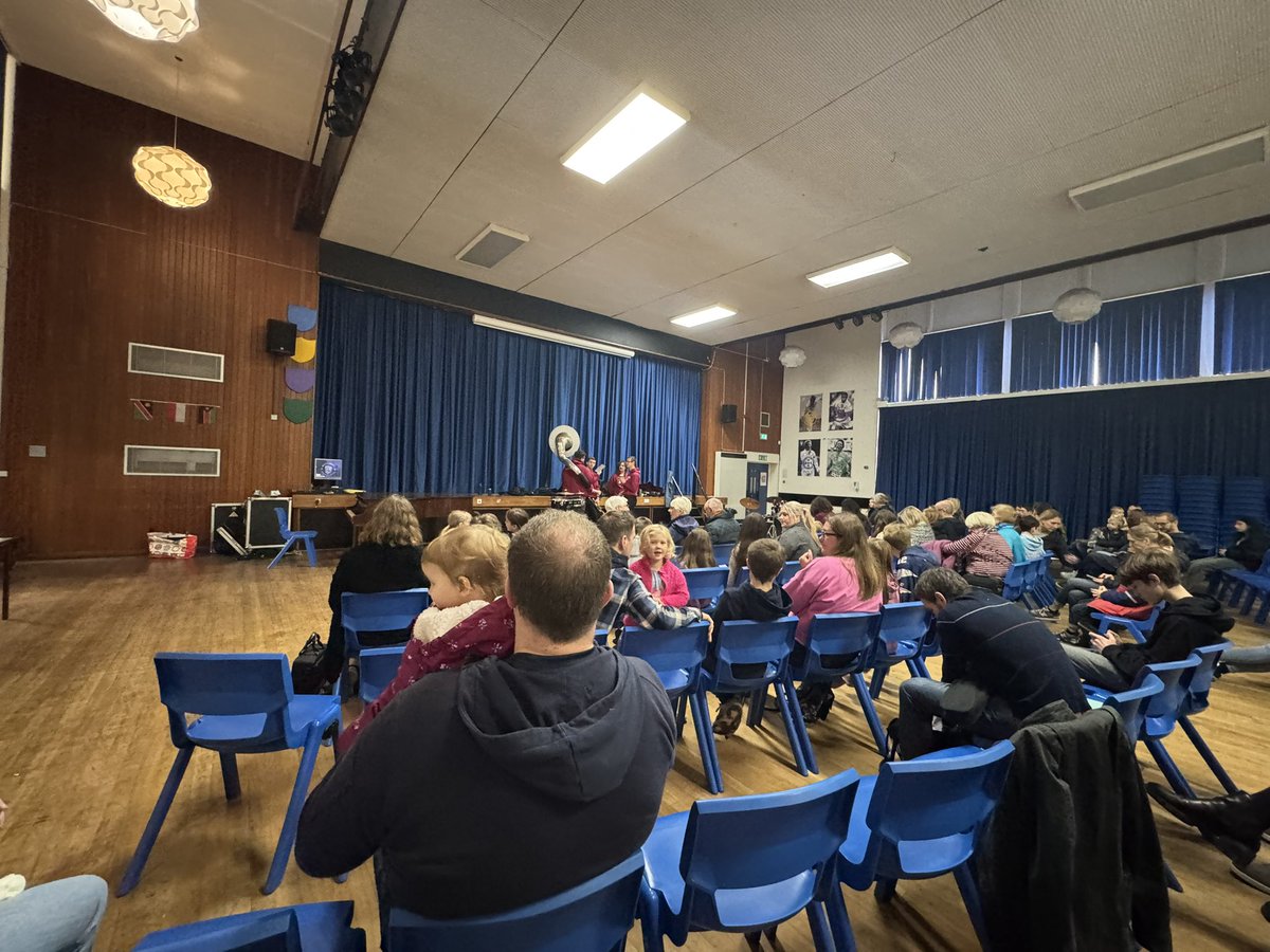 It’s filling up for the <a href="/MusicWetherby/">Wetherby Music Centre</a>  concert with Back Chat Brass! Looking forward to working with them and the orchestra later!