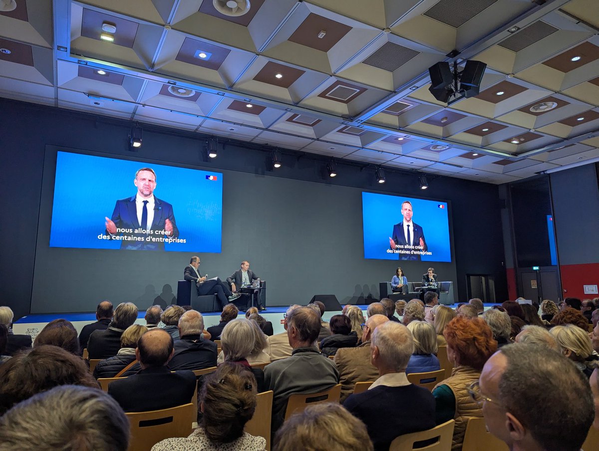 Les Rencontres de l'Avenir (@rencontres_av) on Twitter photo Dernière séquence de la matinée : Comment préparer l'économie française aux défis de demain ?
Avec <a href="/olivierdussopt/">Olivier Dussopt</a>, ancien ministre du Travail, <a href="/BMartinot/">Bertrand Martinot</a>, économiste, Gilles Bonnenfant, Président d'<a href="/EurogroupFR/">Eurogroup Consulting</a>, et <a href="/doro_rouzet/">Dorothée Rouzet</a>, cheffe économiste de la <a href="/DGTresor/">Direction générale du Trésor</a>.
Et nous Dernière séquence de la matinée : Comment préparer l'économie française aux défis de demain ?
Avec <a href="/olivierdussopt/">Olivier Dussopt</a>, ancien ministre du Travail, <a href="/BMartinot/">Bertrand Martinot</a>, économiste, Gilles Bonnenfant, Président d'<a href="/EurogroupFR/">Eurogroup Consulting</a>, et <a href="/doro_rouzet/">Dorothée Rouzet</a>, cheffe économiste de la <a href="/DGTresor/">Direction générale du Trésor</a>.
Et nous