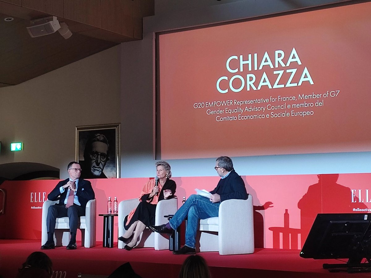 ChiaraCorazzaWF's tweet photo. Un confronto molto vivo, ricco di spunti al Forum #ElleActive sui temi del #lavoro e del #women #empowerment.

#Talent has no gender! Questa convinzione ci guidi nella costruzione dell'#economia e della #società di #domani intorno alle #STEM.

#elleactive #morewomen #parlaconelle https://t.co/F8Wa62E8hR