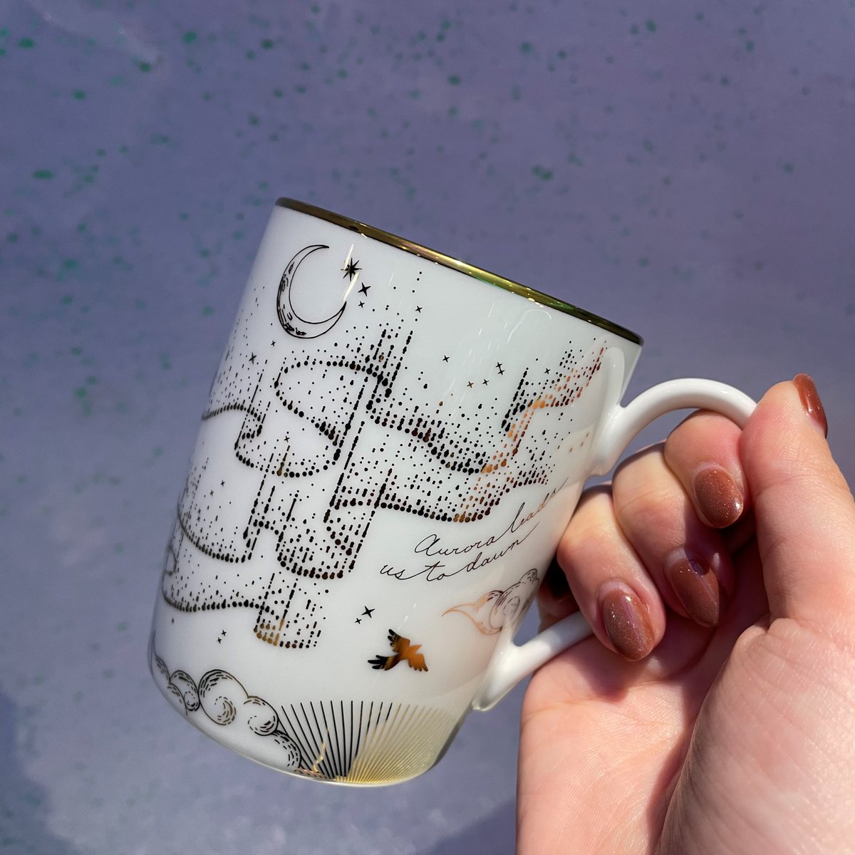 ノリタケとのコラボ商品 🕊オーロラと夜明けのマグカップ🕊 使う人の