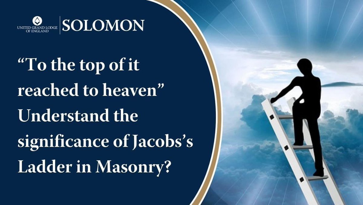 Of the many emblems and symbols to be found in Freemasonry one of the most conspicuous must be Jacob’s Ladder, which we see on the First Degree Tracing Board.
 
Read the paper here: solomon.ugle.org.uk/pluginfile.php…

United Grand Lodge of England