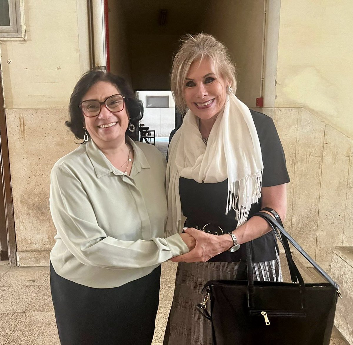EmbaMexEgipto's tweet photo. La Embajadora @rleonoramx dialogó sobre México 🇲🇽 y nuestra cultura con más de 200 estudiantes de Filología y Letras Hispánicas de la Universidad de #Helwan en #ElCairo, una de las instituciones más destacadas de #Egipto 🇪🇬 https://t.co/ZA22c6NpWc
