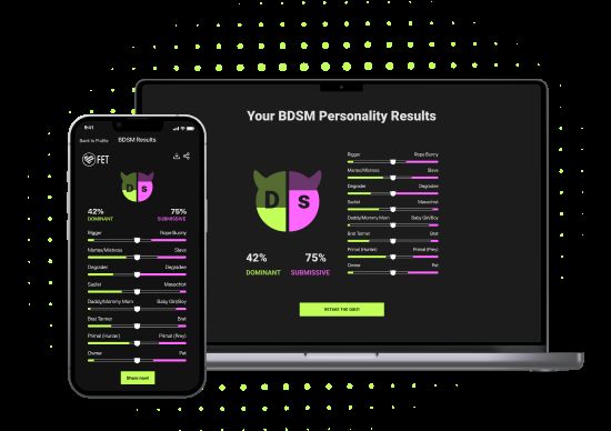 Discover your full #BDSM personality with our free BDSM test. Are you more Dom or Sub? Turned on by Bondage/Discipline?  😈 Quiz your kinks, and then make matches within our #fetish community. #SexySaturday fetish.com/bdsm-test/