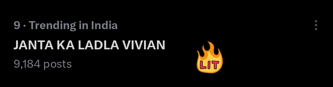 This Tagline Agree..

"JANTA KA LADLA VIVIAN"

#VivianDsena