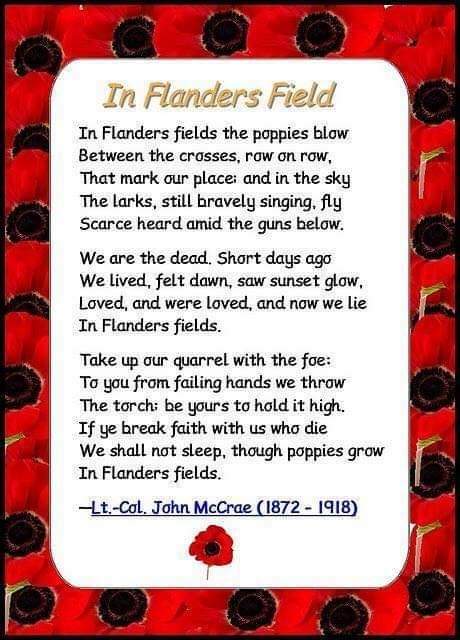 We Will Remember Them.