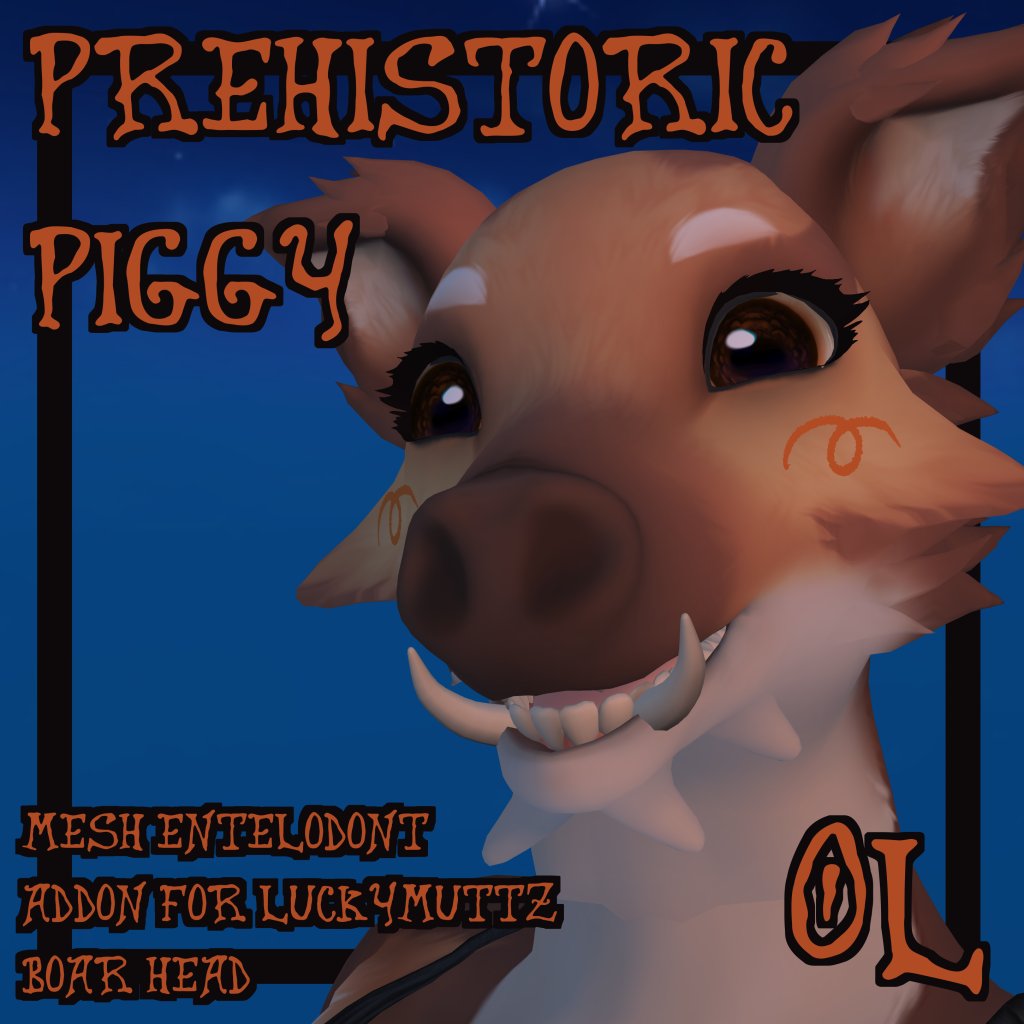 oink oink free entelodont addon for the LuckyMuttz Boar Head at Abno!!
marketplace.secondlife.com/p/MUMOO-LM-Boa…