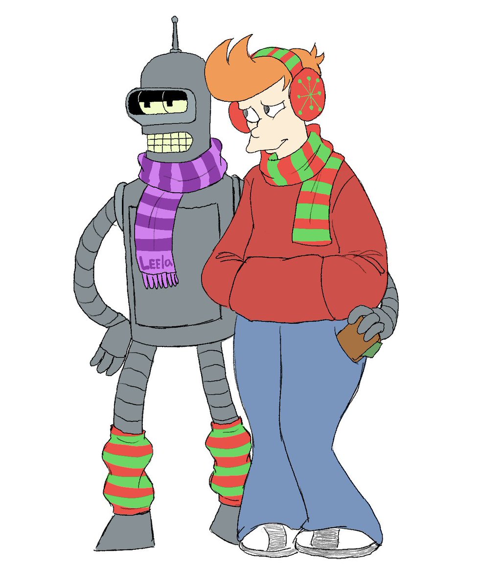 J3nny0__0's tweet photo. just a bisexual and his toxic bf bender #futurama #frender #bender #fryandbender https://t.co/TLE5sPgsLG
