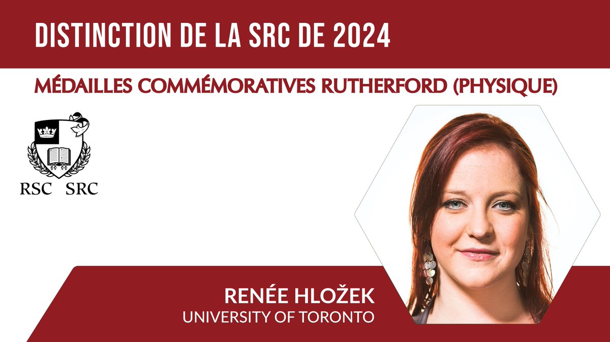 RSC // SRC (@src_rsc) on Twitter photo Renée Hložek (<a href="/reneehlozek/">Dr./Prof. Renée Hložek</a>, <a href="/UofT/">University of Toronto</a>), l'une des jeunes cosmologistes les plus en vue au monde, a reçu la médaille commémorative Rutherford (physique). #COEE2024 Renée Hložek (<a href="/reneehlozek/">Dr./Prof. Renée Hložek</a>, <a href="/UofT/">University of Toronto</a>), l'une des jeunes cosmologistes les plus en vue au monde, a reçu la médaille commémorative Rutherford (physique). #COEE2024