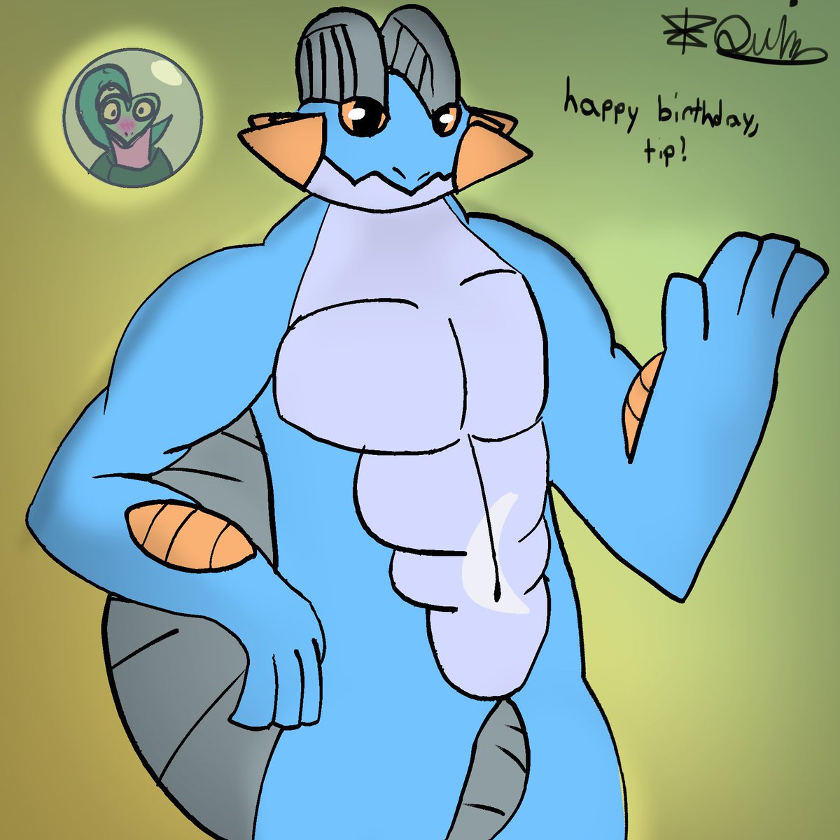 happy birthday <a href="/TipScaleBoi/">Lab Kip Learning</a>, featuring the boyfriend of the tip, <a href="/brendan_exe_/">brendan 🍉 INACTIVE - 🦋 @brendanexe.pmd.social</a>!
#pokemon #swampert #buff
