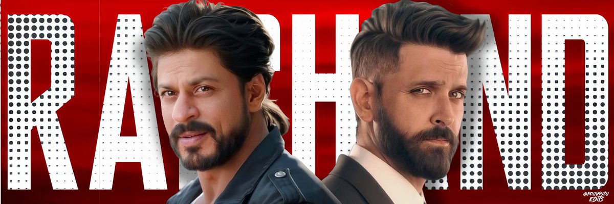 BOLLY4U2U's tweet photo. Raichand Brother 🫂 Header 🔥🤌
#ShahRukhKhan × #HrithikRoshan https://t.co/ALbMuVzwuM