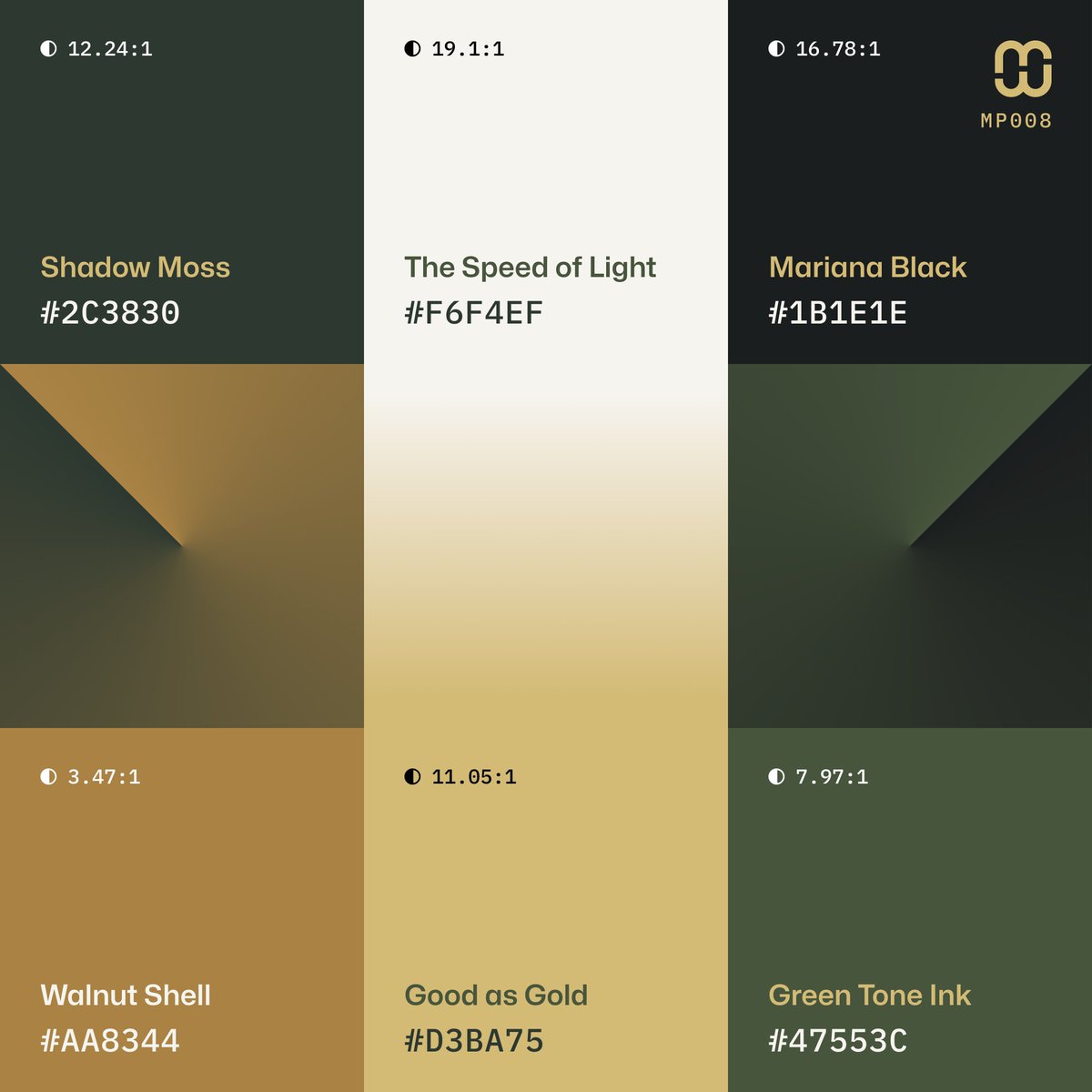 Taking a trip to the mountains today and this #ColorPalette is the perfect celebration of our majestic forests.

From the archives: #MindfulPalettes no. 08