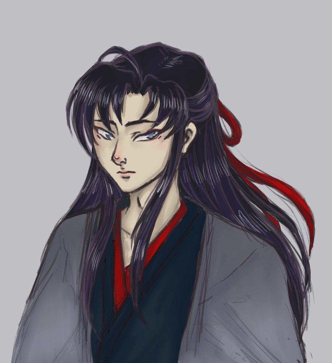Nephilim_Doll's tweet photo. Just a late night sad Yiling Patriarch doodle because he consumes my soul.

#wwx #mdzs #fanart #yllz #yilingpatriarch #weiwuxian #weiying https://t.co/Y1xRQSP7JC