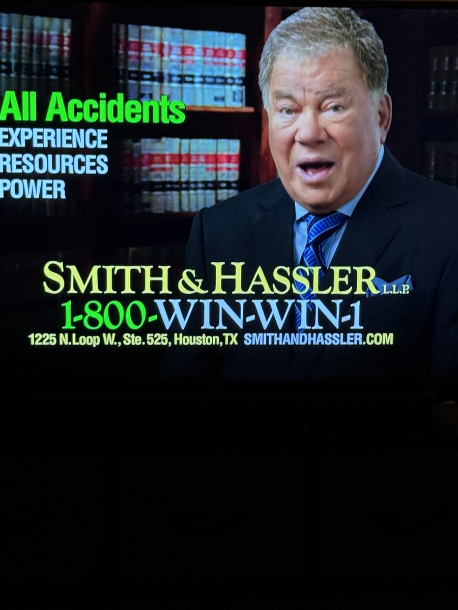 wshader's tweet photo. @WilliamShatner Hey Bill! I’m just curious are you going legal commercials again or is this some AI stuff? https://t.co/AWMEhfj8zA