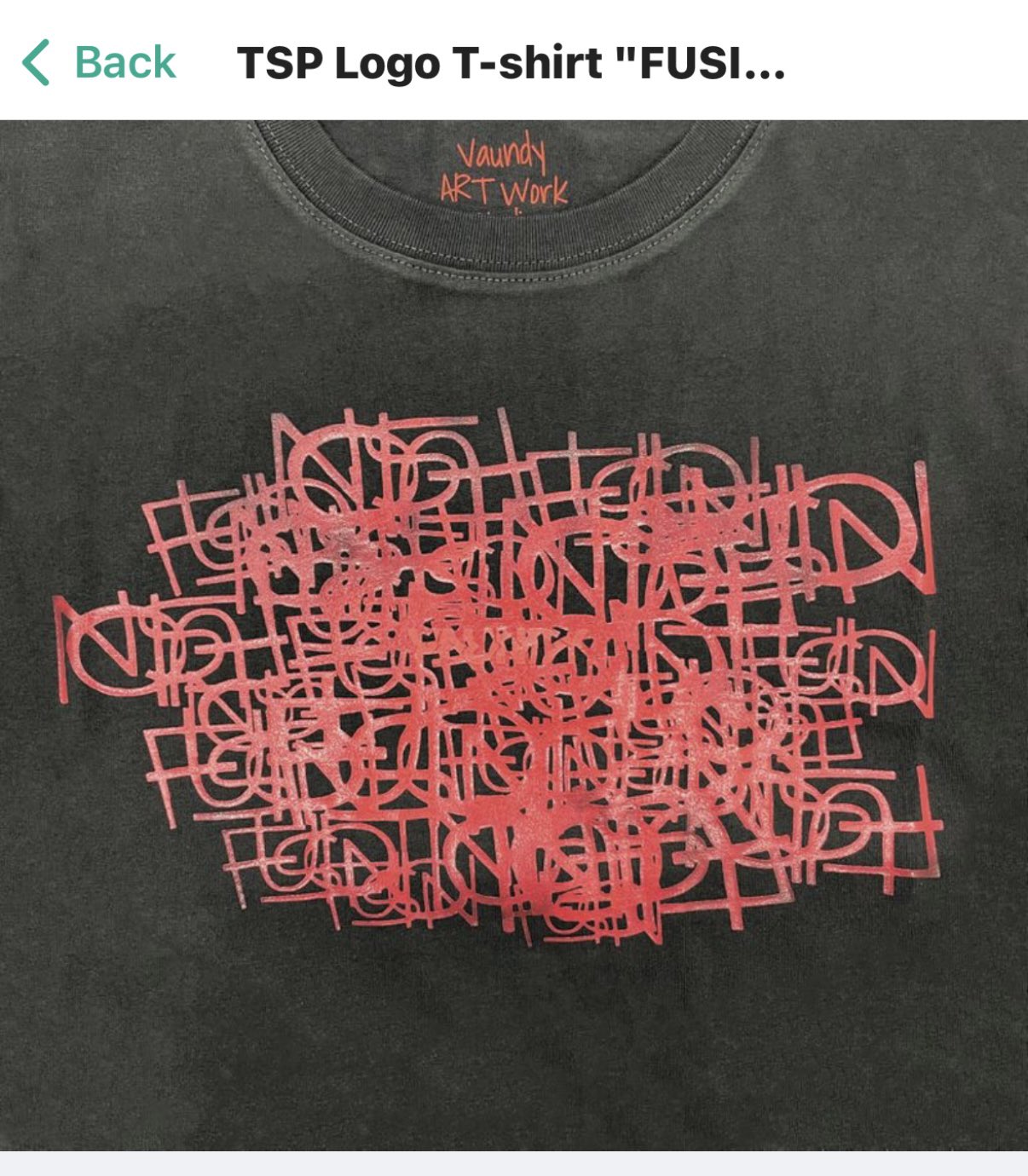 VaundyツアーTシャツ　Lサイズ　赤く色変わります 🌾しお∅ on X: 
