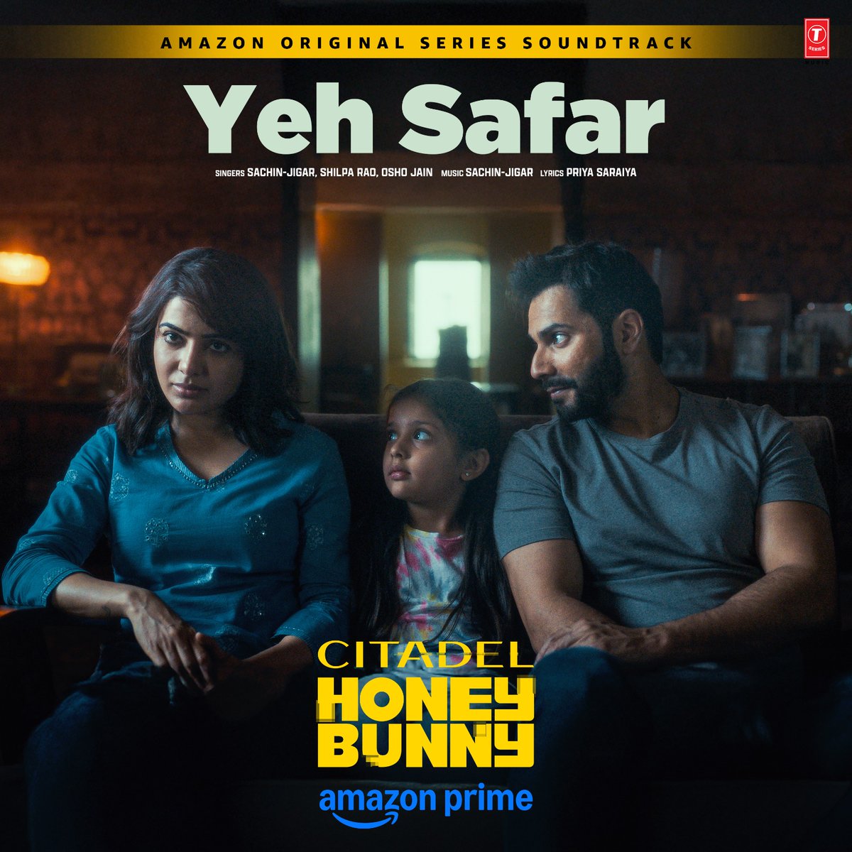 TSeries's tweet photo. Every journey leaves a mark, but some become unforgettable. #YehSafar Video Coming Soon! โจ
#CitadelHoneyBunnyOnPrime Streaming Now!
https://t.co/LGbEU8MRGz
@Varun_dvn @Samanthaprabhu2 @rajndk #TheRussoBrothers @MenonSita @DavidWeil #AgboFilms @d2r_films @kaykaymenon02 #KashviMajmundar @SimranbaggaOffc #SaqibSaleem @sikandarkher #ShivankitParihar @soham_majumdar_ @sachinjigarlive @Soulfulsachin @jigarsaraiya @shilparao11 @PriyaSaraiya @oshojain_