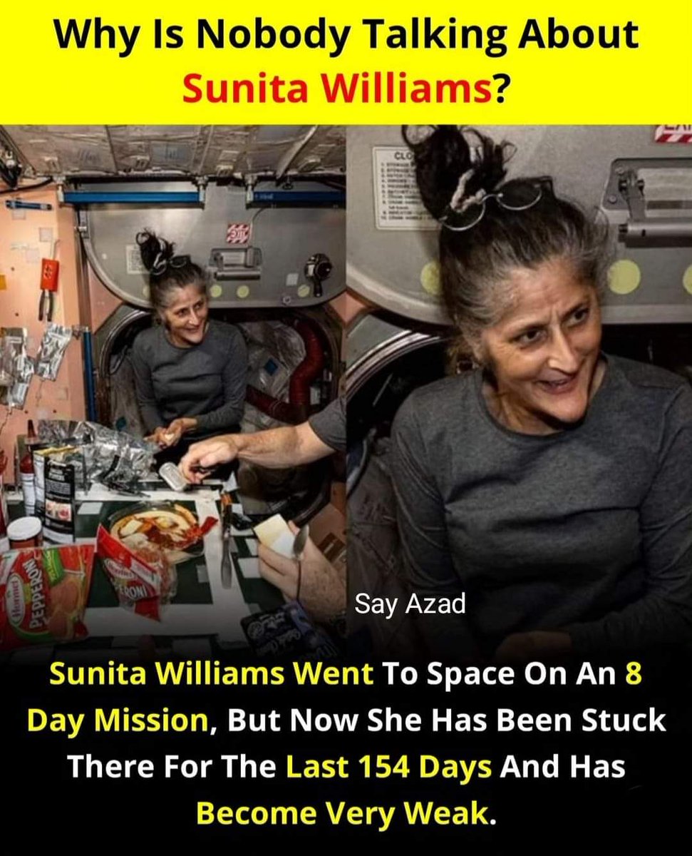 Freedom_Gupta's tweet photo. She is the real heroine, a real celebrity ... True inspiration #sunitawilliams https://t.co/6erQru8amN