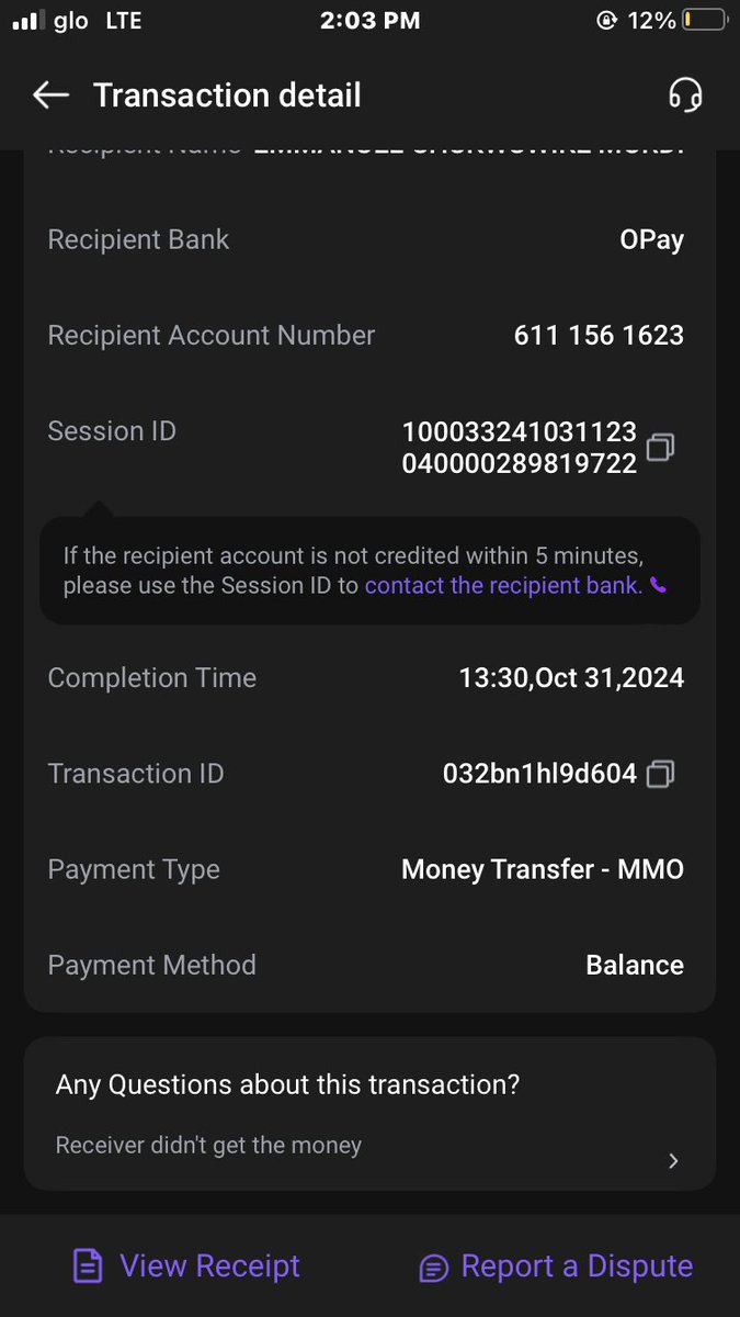 JnrMny's tweet photo. @palmpay_ng Hello PalmPay 
I check my account transactions history and saw a debit transaction of 5000 naira that wasn’t authorized by me 
Please see to that https://t.co/mwbEBGAcSl