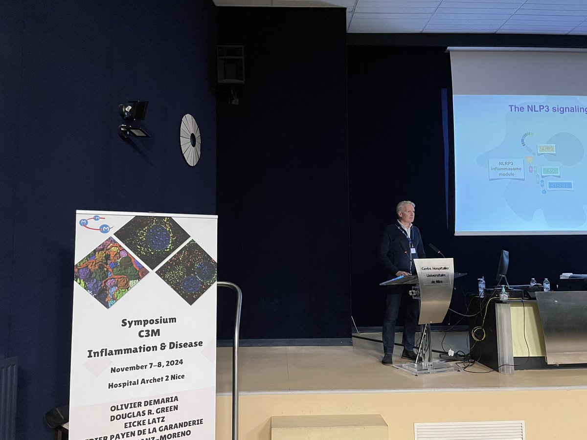 Incredible insights from Eicke Latz on groundbreaking NLRP3 regulatory mechanisms #NLRP3
#symposiumC3M