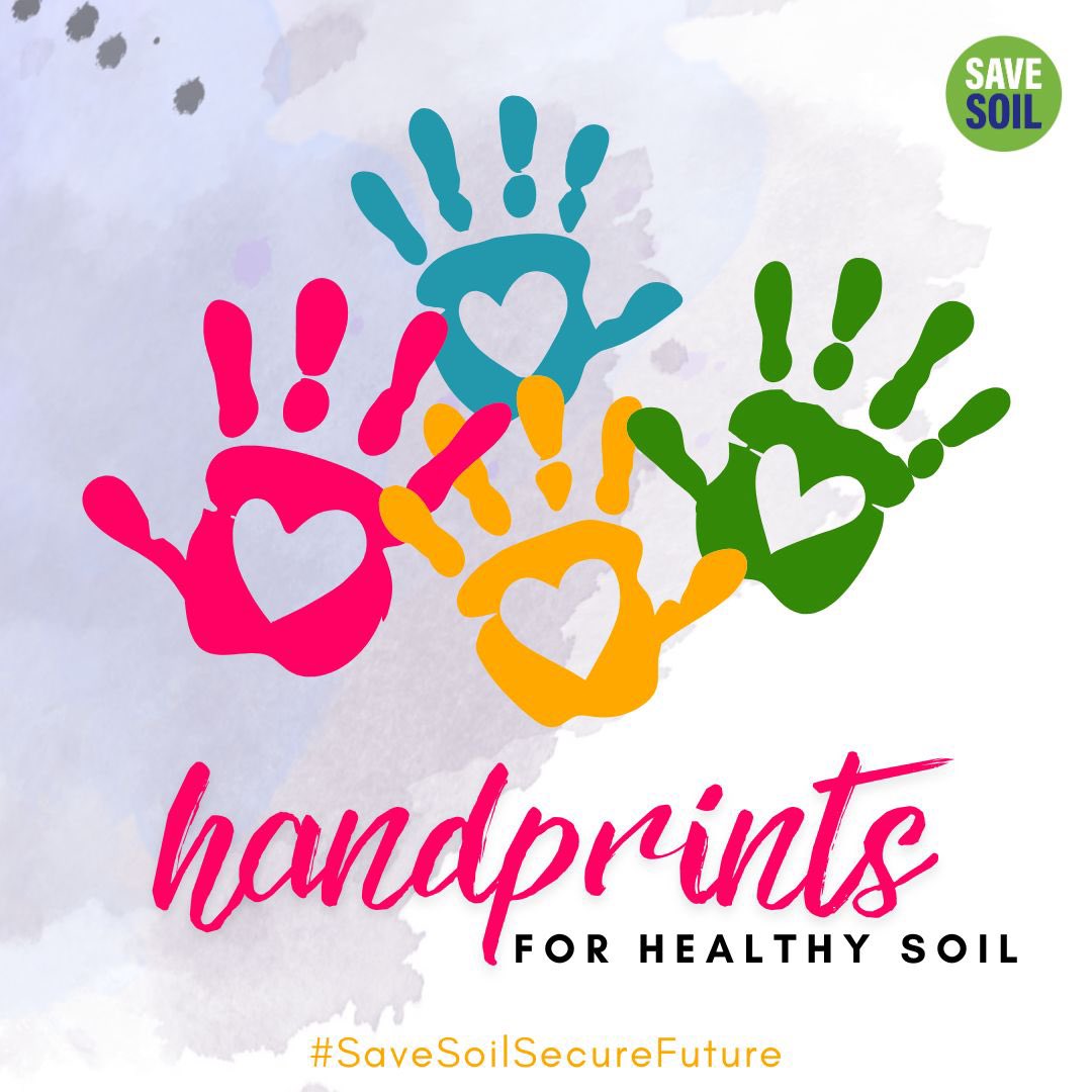 Raise your hand for healthy soil! 

#SaveSoilSecureFuture #SaveSoil 
<a href="/cpsavesoil/">Conscious Planet #SaveSoil</a> 
<a href="/Rette_den_Boden/">Bewusster_Planet</a> 

✋🏽☺️🙏🏽🫶🏼💚🌍🌸

savesoil.org/handprints