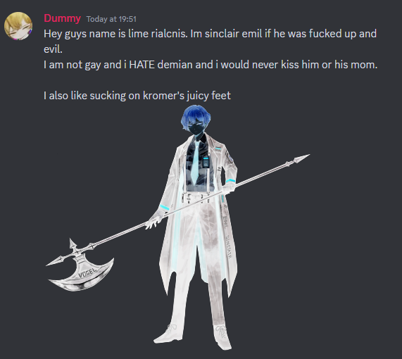 bisexualheathcl's tweet photo. wtf is blazers server man https://t.co/eUCyhQj9EB