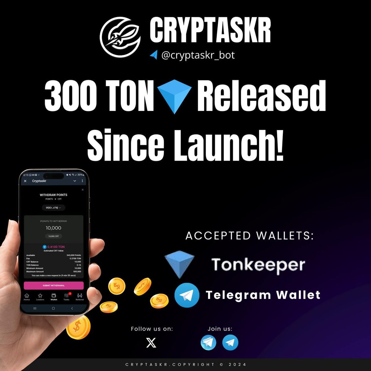 Crypt Taskr tweet media