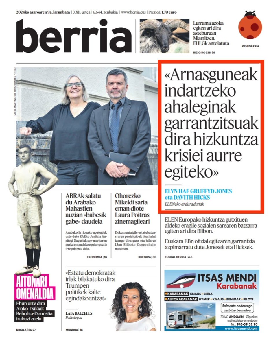 UEMA (@uema_eus) on Twitter photo "Arnasguneak indartzeko ahaleginak garrantzitsuak dira hizkuntza krisiei aurre egiteko". Hemen elkarrizketa osorik: berria.eus/euskal-herria/… <a href="/berria/">Berria.eus</a> bidez #ELEN2024 "Arnasguneak indartzeko ahaleginak garrantzitsuak dira hizkuntza krisiei aurre egiteko". Hemen elkarrizketa osorik: berria.eus/euskal-herria/… <a href="/berria/">Berria.eus</a> bidez #ELEN2024