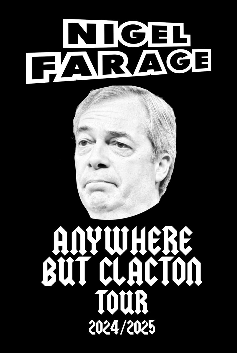 reformexposed's tweet photo. Nigel Farage at Reform UK Conference in Newport, Wales.

Been in the USA for a week, didn’t bother with MP surgery in Clacton yesterday - went to Wales instead. https://t.co/GeZZhEHaGo