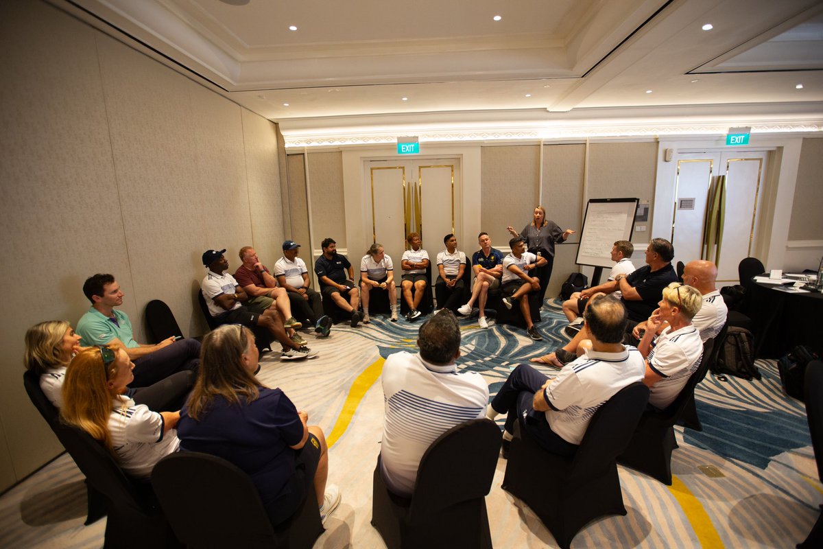 Day 1 of <a href="/ICC/">ICC</a> Level 3 Global Workforce Training. 

Coaches dive into advanced skills to elevate cricket standards worldwide. 

Thanks <a href="/Cricket_INA/">Cricket Indonesia</a>  for your incredible hospitality 

 #ICCCoaching #Cricket