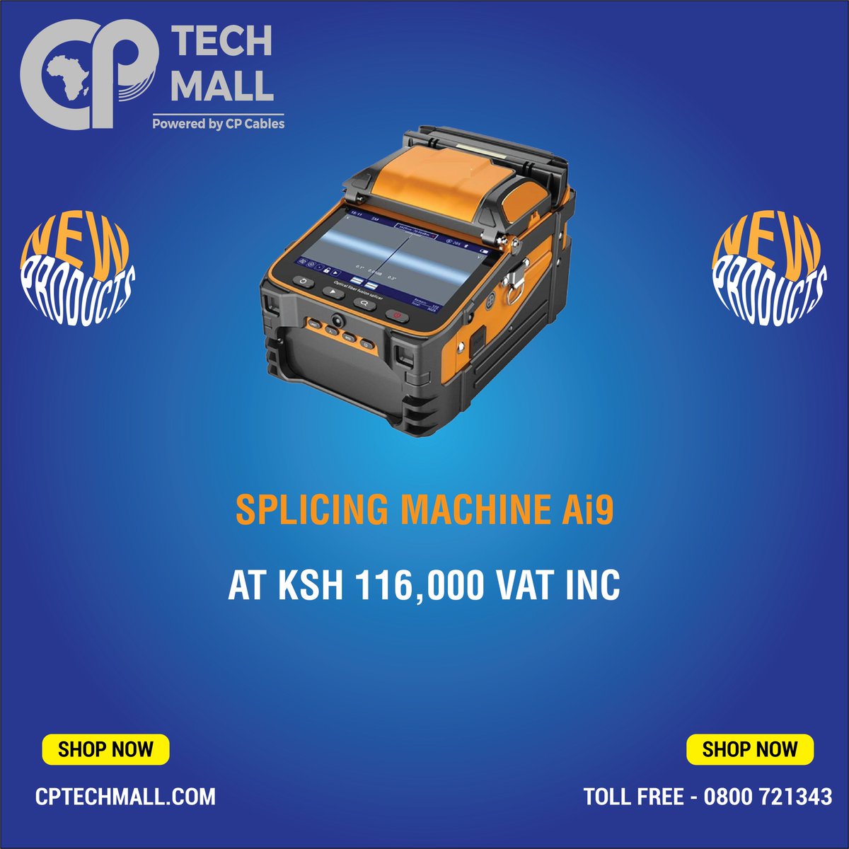 cptechmall's tweet image. 🛠️Upgrade Your Fiber Game Today! 
 Say goodbye to poor connections! With our Splicing Machine, you get:
✅ Seamless fiber splicing
✅ Lightning-fast precision
✅ Reliable, durable performance
📞 Call 080072343 or DM to order.
#InteriorCS #Boniface #Haiti