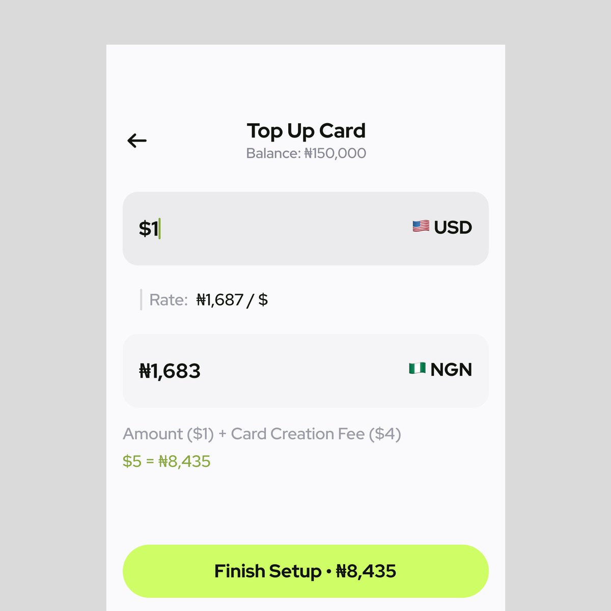 abdulldsgnr's tweet image. How do you guys feel about funding your virtual card while creating it, so you can use it right away? Yay or nay?
