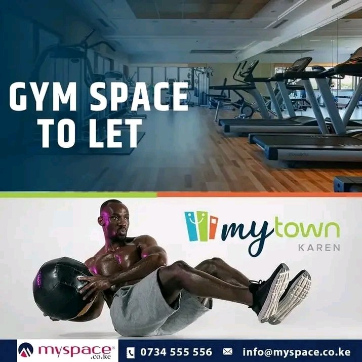🏋️‍♂️ Gym Space for Letting at MyTown Mall, Karen! 🏋️‍♀️ Take your fitness business to the next level with our prime gym space available for letting at MyTown Mall in Karen. This spacious and well-located facility is perfect for a fitness center or gym
#karen #gymtolet #fitness #gym