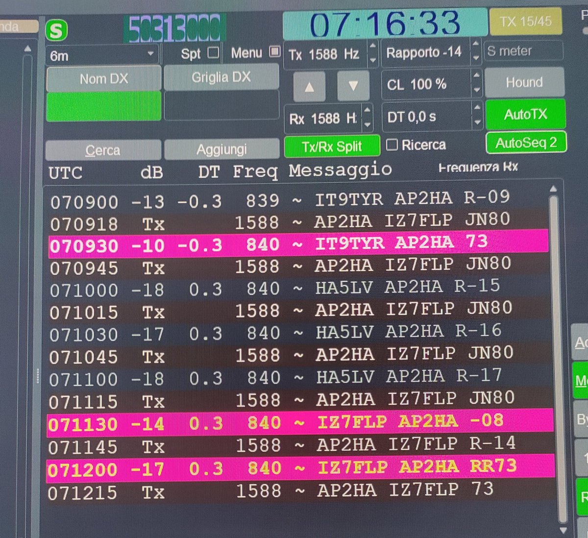 IZ7FLP's tweet photo. AP2HA New DXCC#179 #50Mhz https://t.co/KLH4QuUbA3