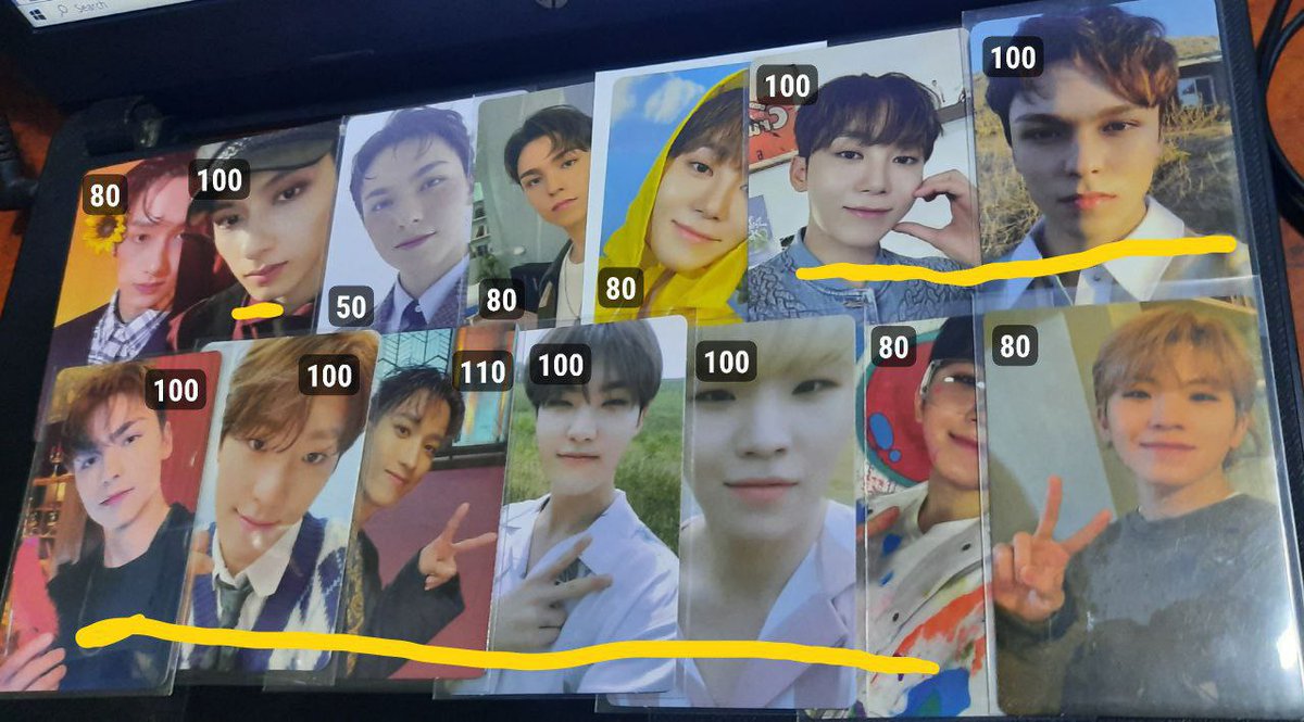 wonderhauls's tweet photo. WTS LFB
 
SEVENTEEN PC SET
- JH pcs must be paired w/ 2nd pic (🟡 items)
- onhand
- payo(prio)/dop
- free sf if 5+
x if sensi

t: jeonghan jun vernon seungkwan dk seokmin woozi hoshi dino https://t.co/0Bd2XPR8ma