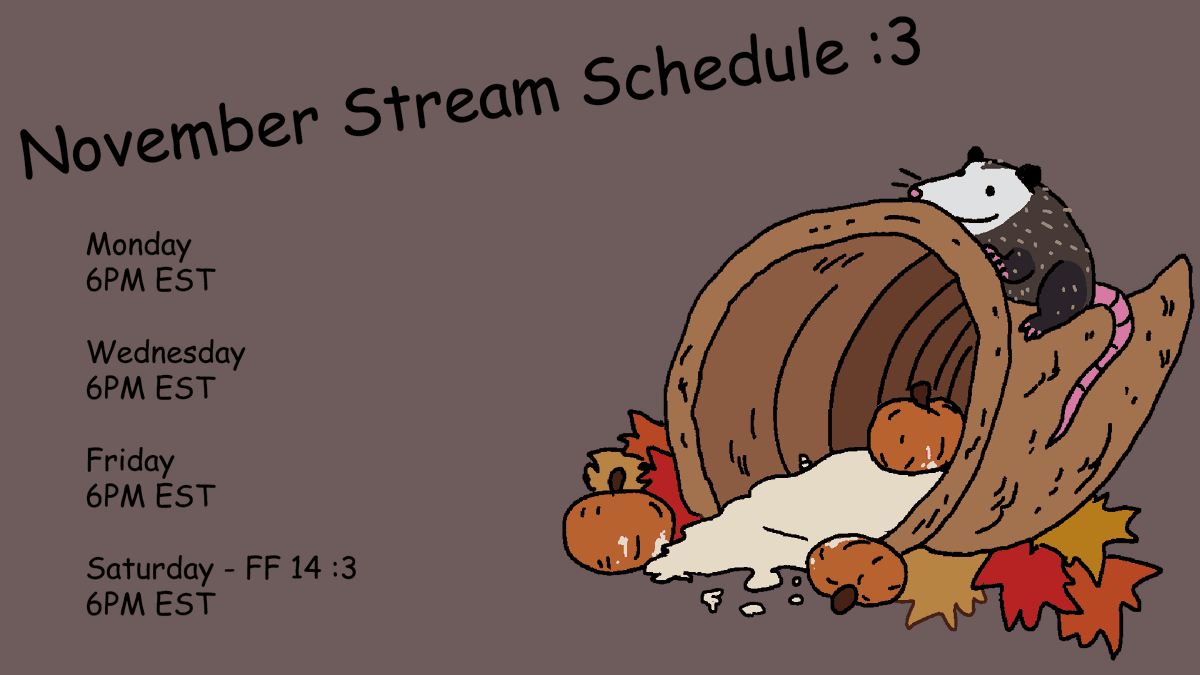 huggernaut_owo's tweet photo. November stream schedule :3
https://t.co/KipwtWTwOR https://t.co/HXltDkTkoy