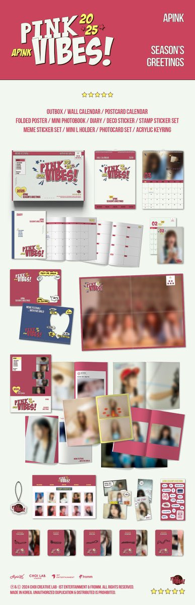 daesangdistrict's tweet photo. [PHGO] #PHGO | #DaesangDistrictGO 

✨#Apink #2025SEASONSGREETINGS [#PinkVibes]

🌷2460+LSF

Cutoff: 11/13
DOP: 11/15
Release: 12/26

To order: https://t.co/GtKxvzFJkT

#PinkPandas #ChoRong #Bomi #Eunji #Namjoo #Hayoung https://t.co/z1BjRFfvIp