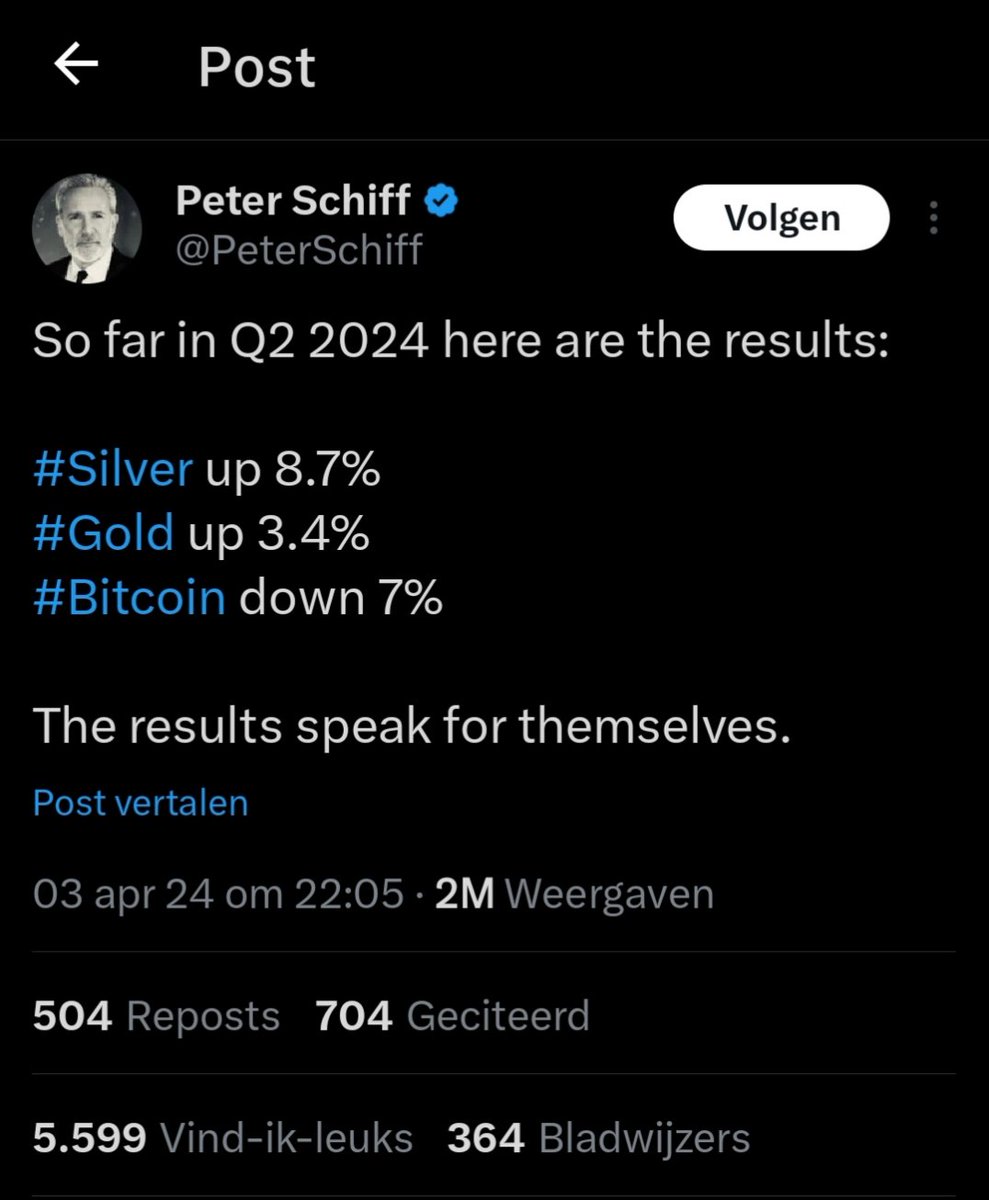 Cryptoracle_eu's tweet photo. Just had to repost this 😅
#Bitcoin #GOLD #Crypto @PeterSchiff can you repost the results for Q4 2024? https://t.co/zOPMZ6tKDD