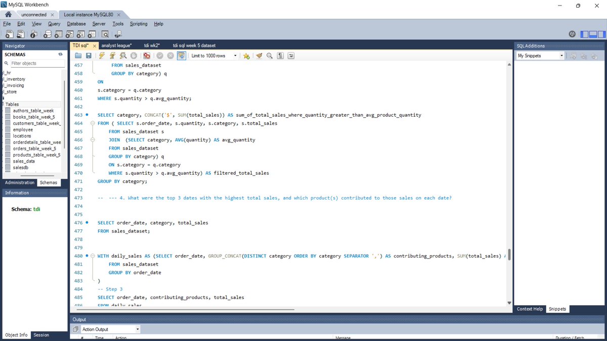 EdifoniniG's tweet photo. Week 5 #TDI submission
@SQLServer
@TDataImmersed
@DabereNnamani https://t.co/BZTEjuHjb3