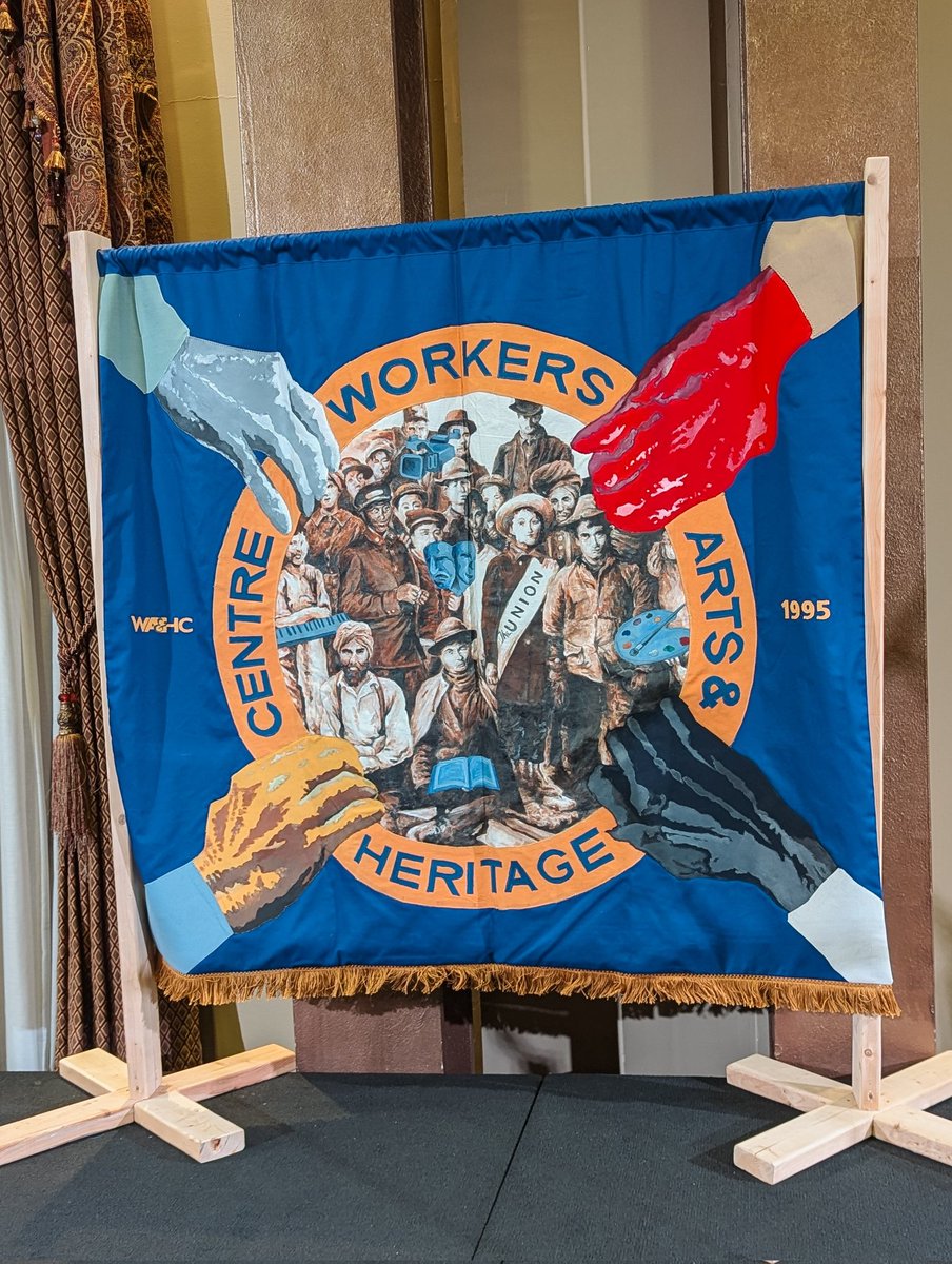 Had a wonderful evening with labour friends &amp; allies at this evening's 29th annual Sam Lawrence Dinner, supporting <a href="/WAHC/">Workers Arts & Heritage Centre</a> and the incredible space, art, and programming they provide. 💛
#HamOnt