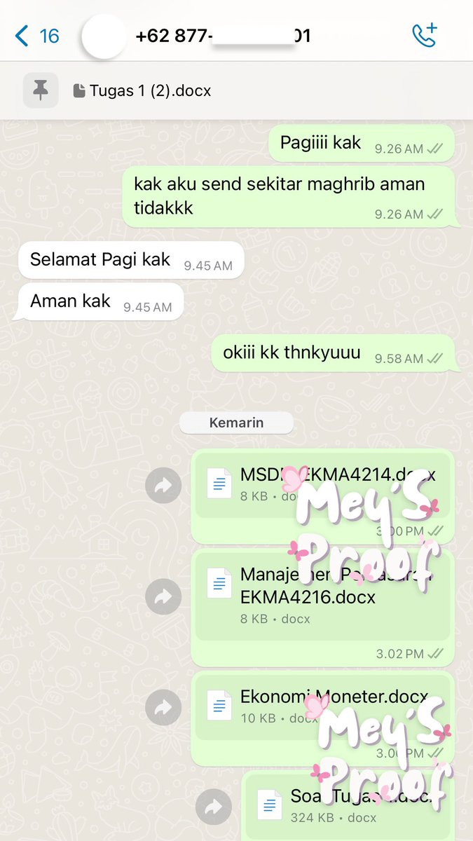 JOKI TUGAS | Mey tweet media