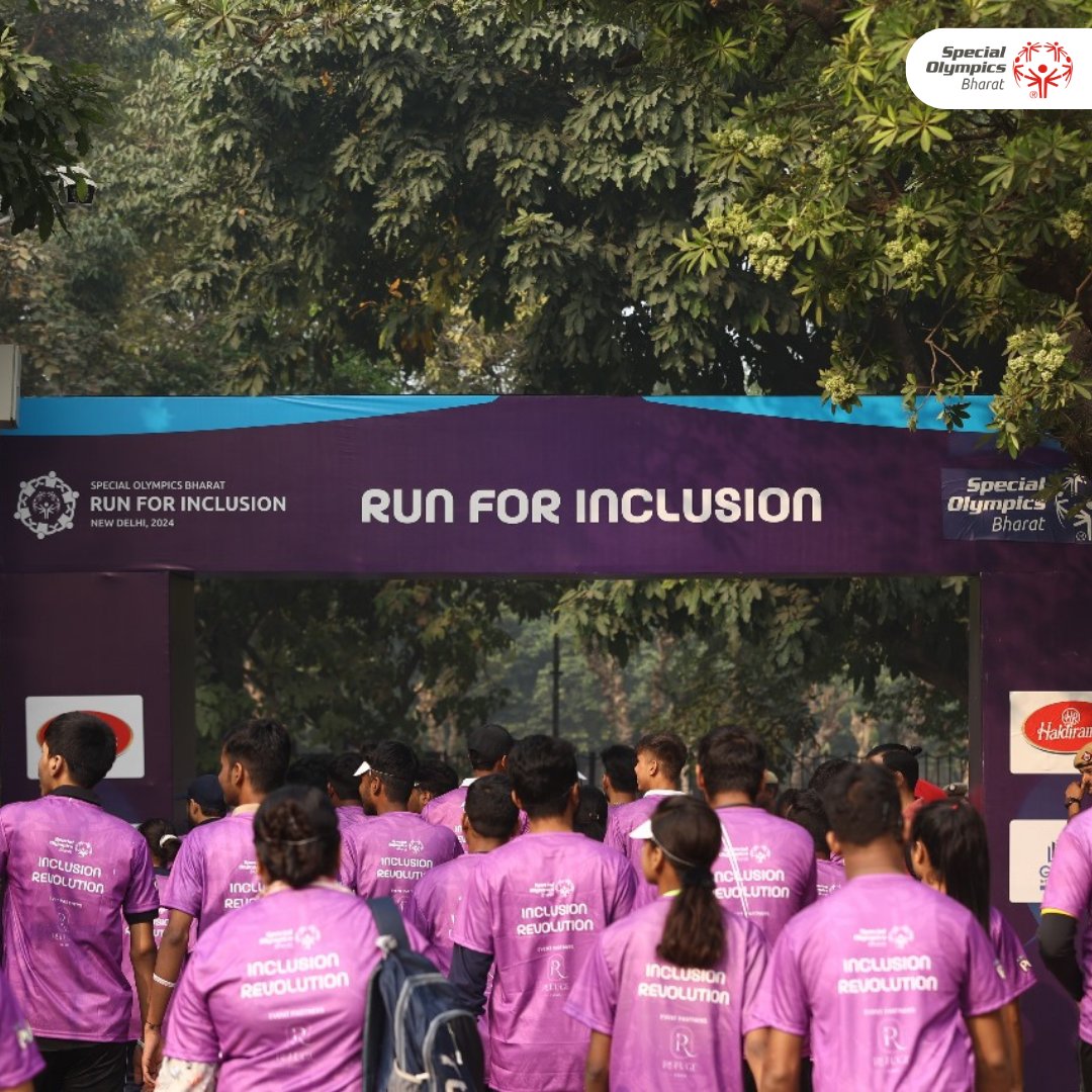 SOlympicsBharat's tweet photo. #RunForInclusion
From the first step to the finish line, every stride we took today was a step toward a more inclusive world. Our Run for Inclusion was filled with smiles, strength, and unity as people of all abilities came together to celebrate the power of sports and community. https://t.co/24PuAYG0L2